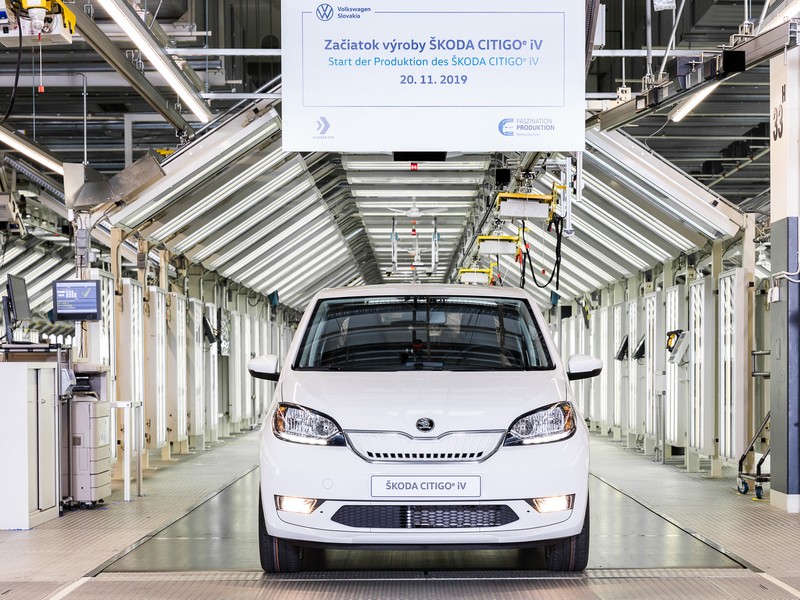 Zahájení sériové výroby modelu Škoda Citigoe iV